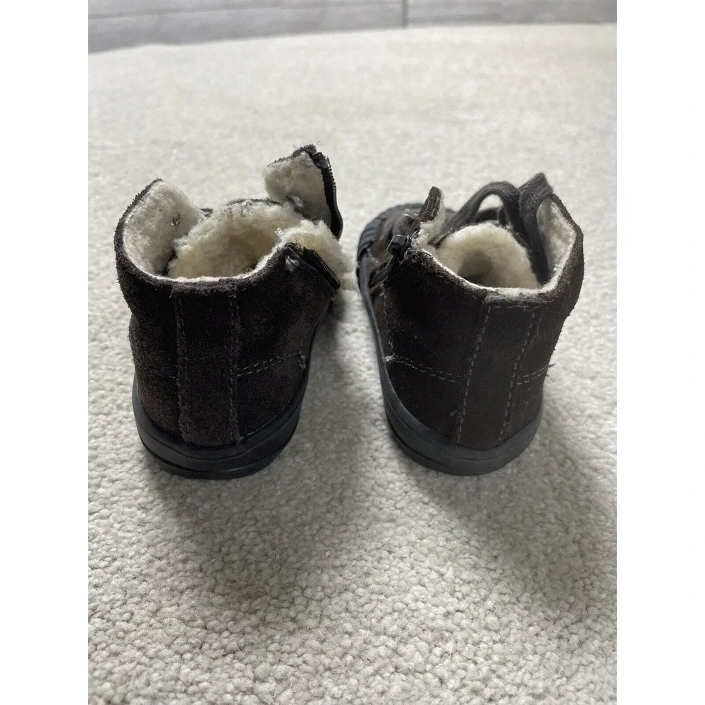 Zara‎ Baby Dream Big Toddler Size 4 Brown Suede High Tops